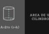 Área de un Cilindro (Formula y Ejercicios Resueltos) área de un cilindro